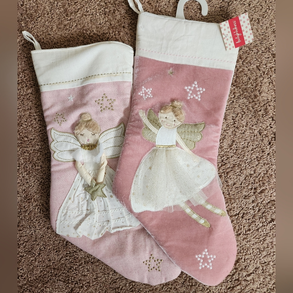 Set of Two Angel Stockings